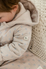 Raddish Printed Jacket Blue/Biscuit