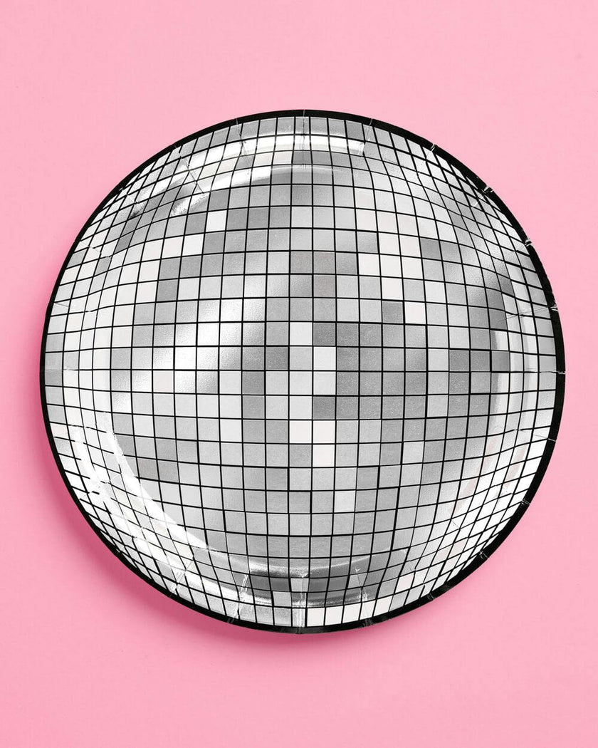2027 NYE Disco Plates - 10 or 24 paper plates