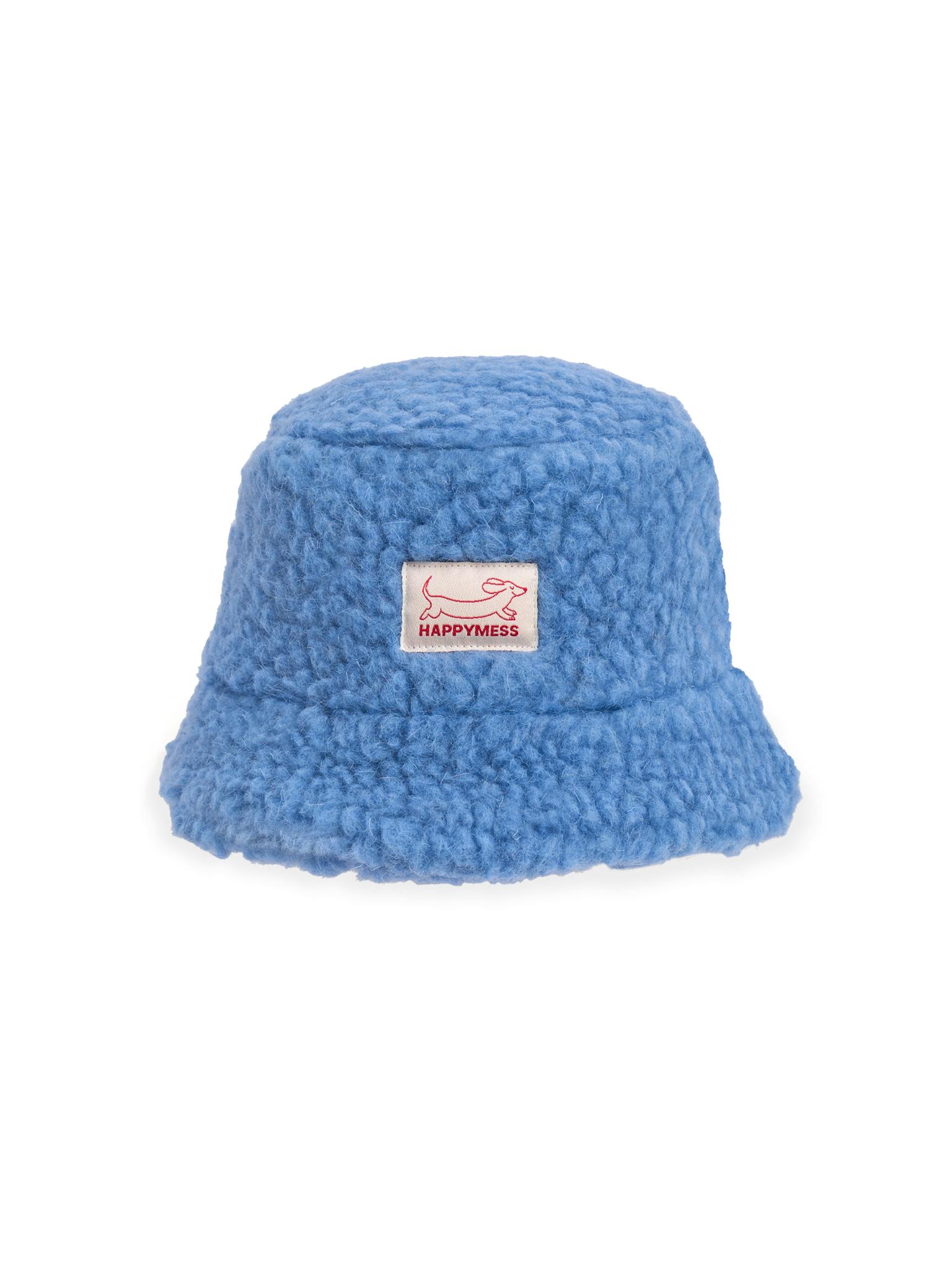 children's merino bucket hat - ice blue
