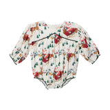 Baby Girls Wynne Bubble - Santa Sleigh