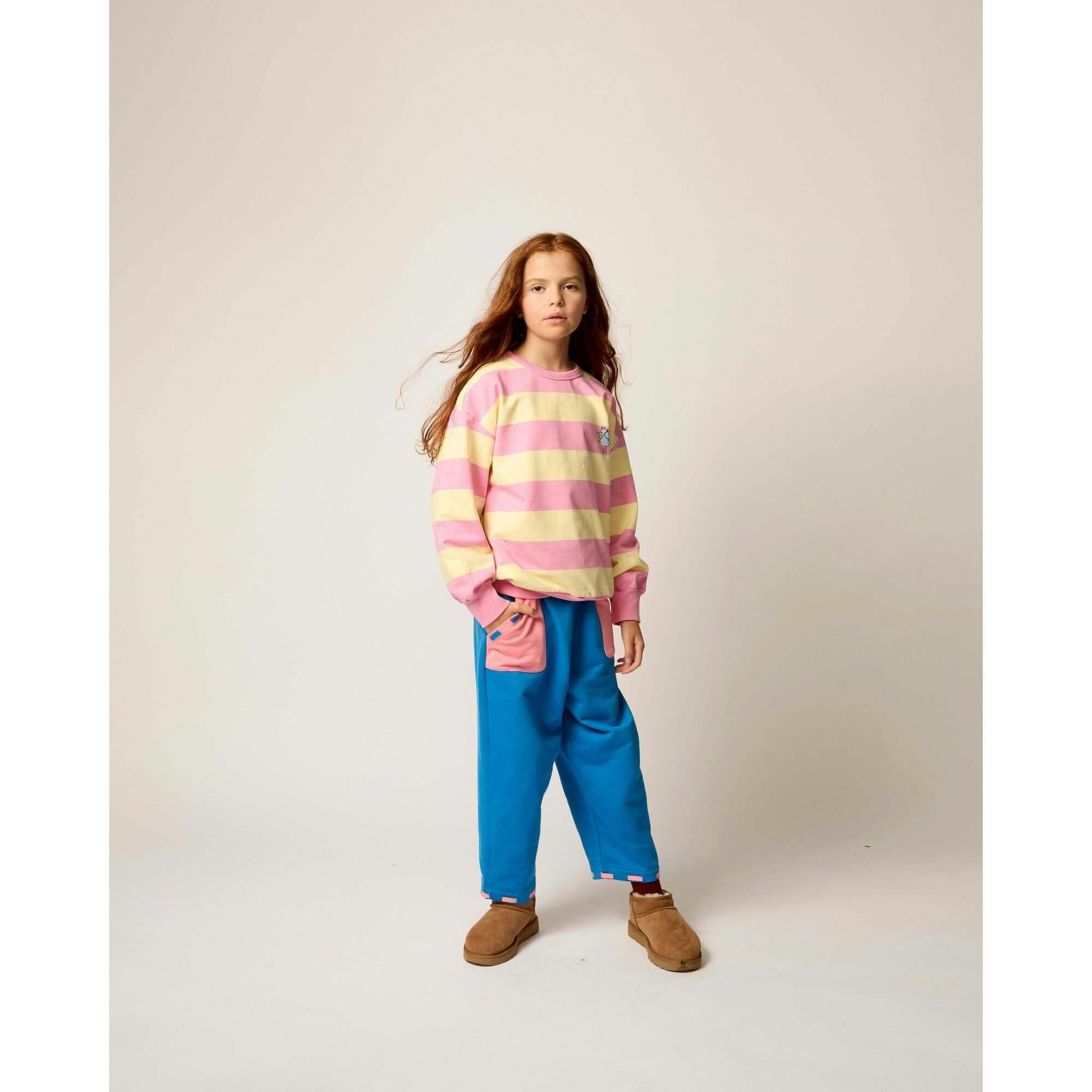 Organic Sunday Striped Sweatshirt