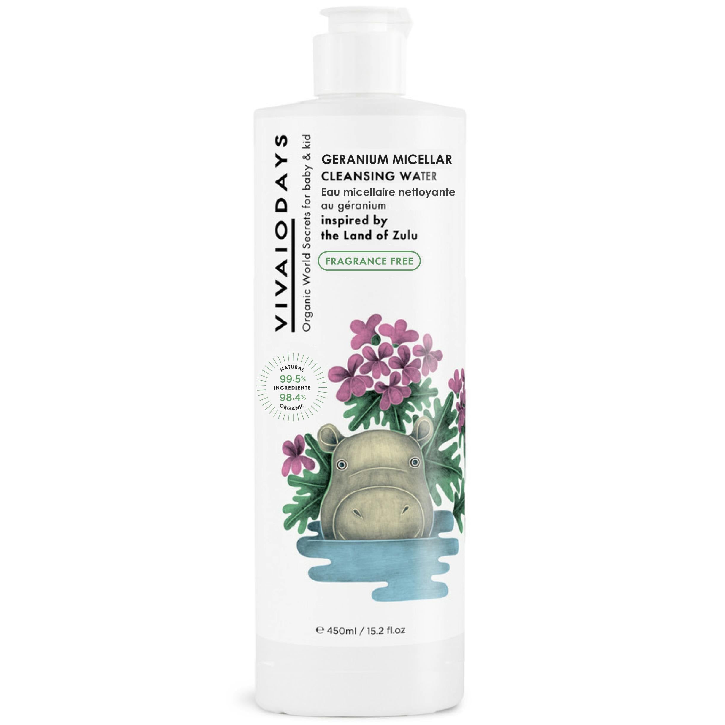Rose Geranium Cleansing Water 15.2 fl.oz. / 450ml