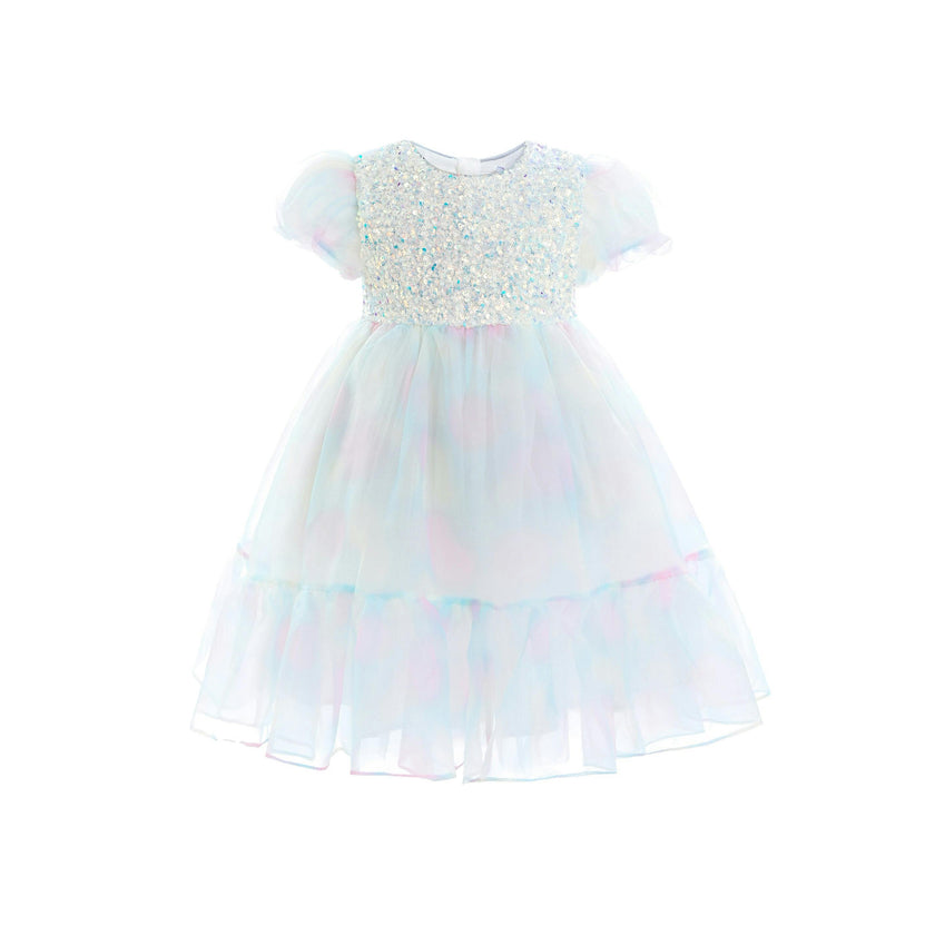 Sequin Color Bloom Dress