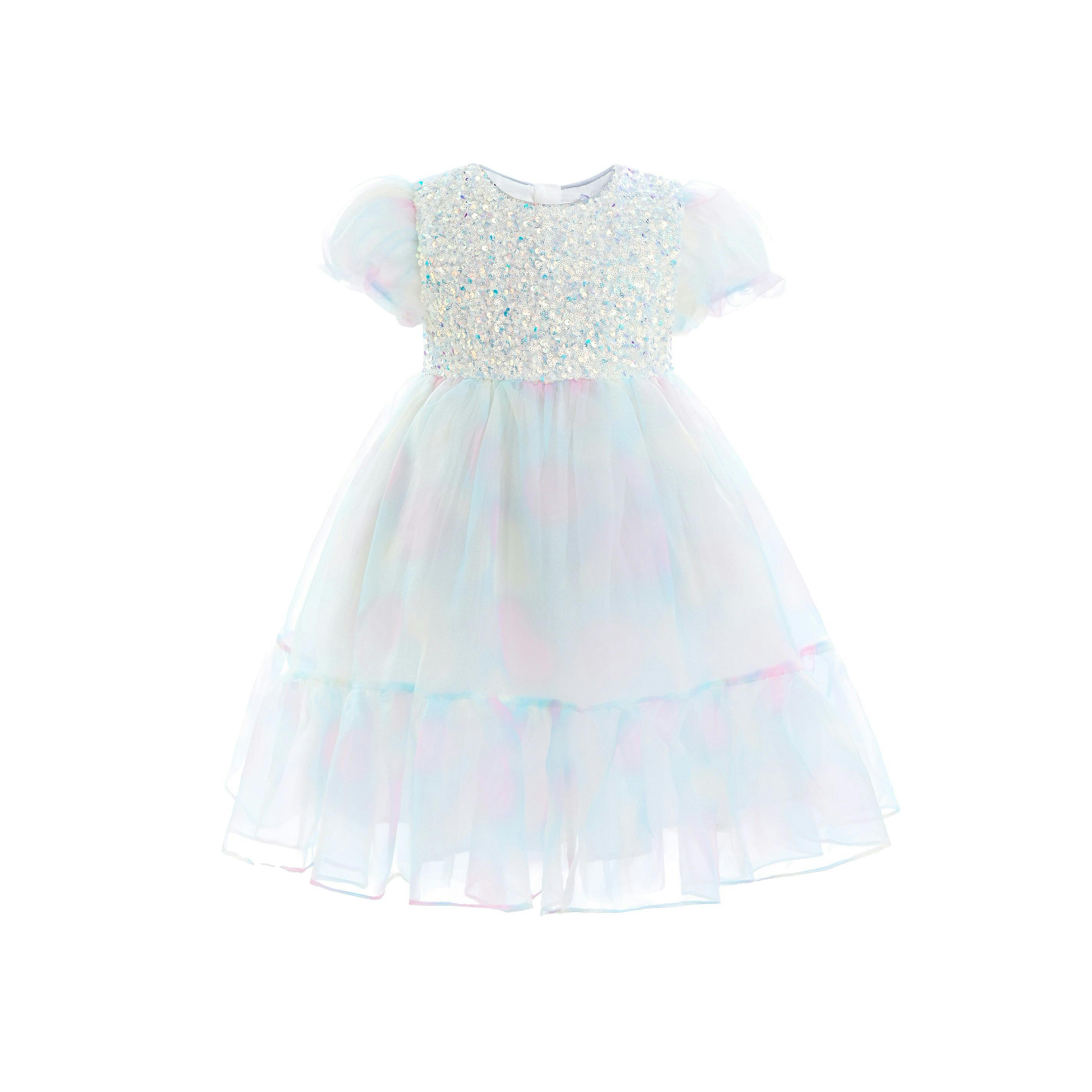 Sequin Color Bloom Dress