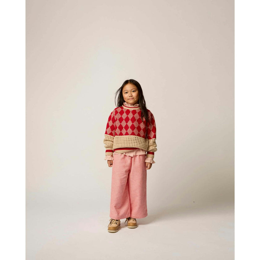 Alpaca Checker Sweater