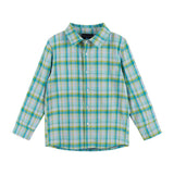 Boys 4-Piece Vest Set | Navy & Khaki Plaid