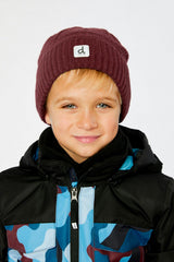 Winter Knit Hat Burgundy