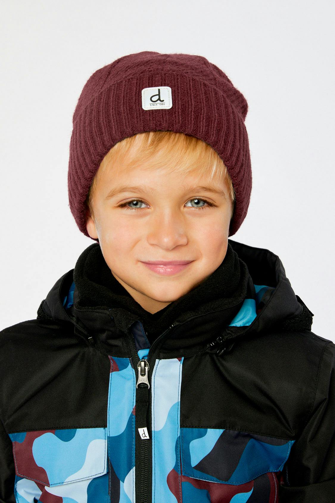 Winter Knit Hat Burgundy