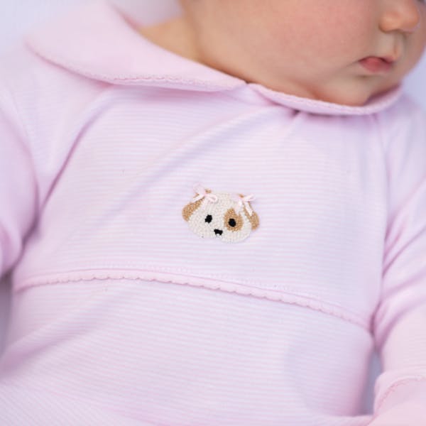 Spotted Girl Pima Playsuit