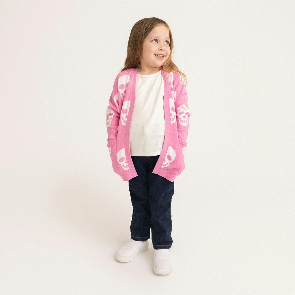 Posh Skelly Jacquard Cardigan