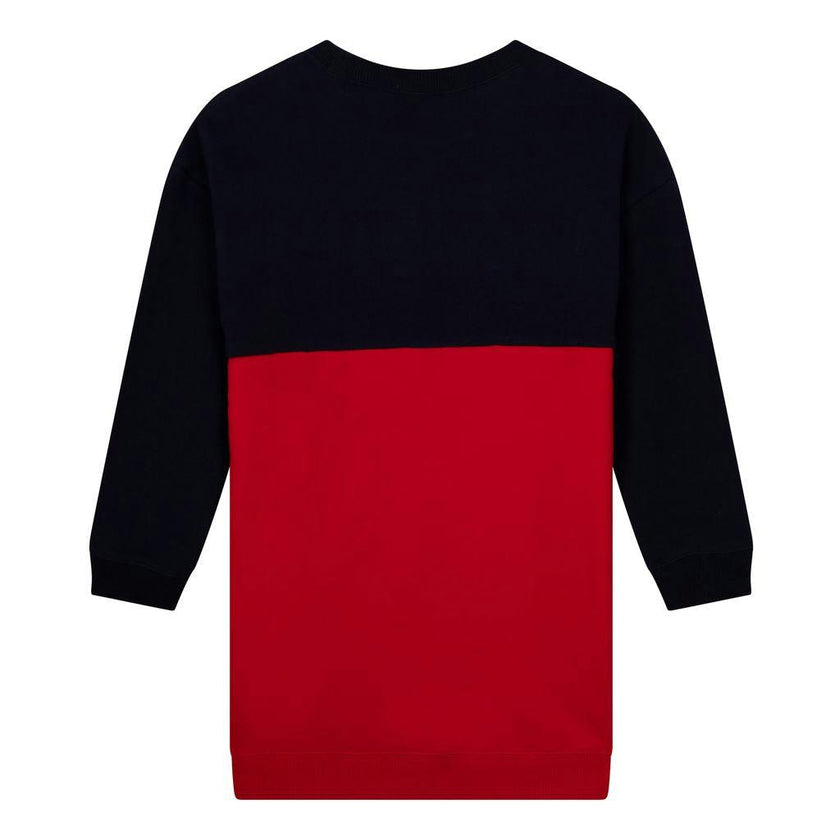Red Long Sleeved Dress