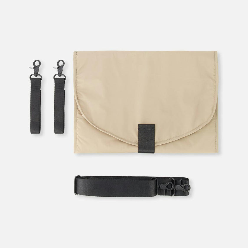 Diaper Bag Taupe With Changing Mat