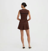 The Michelle Dress - Chestnut Plaid
