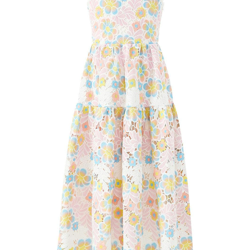 Diana Embroidered Maxi Dress