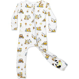 Love Trucks White Bamboo Convertible Footie