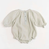 Gauze Romper in Embroidered Stars