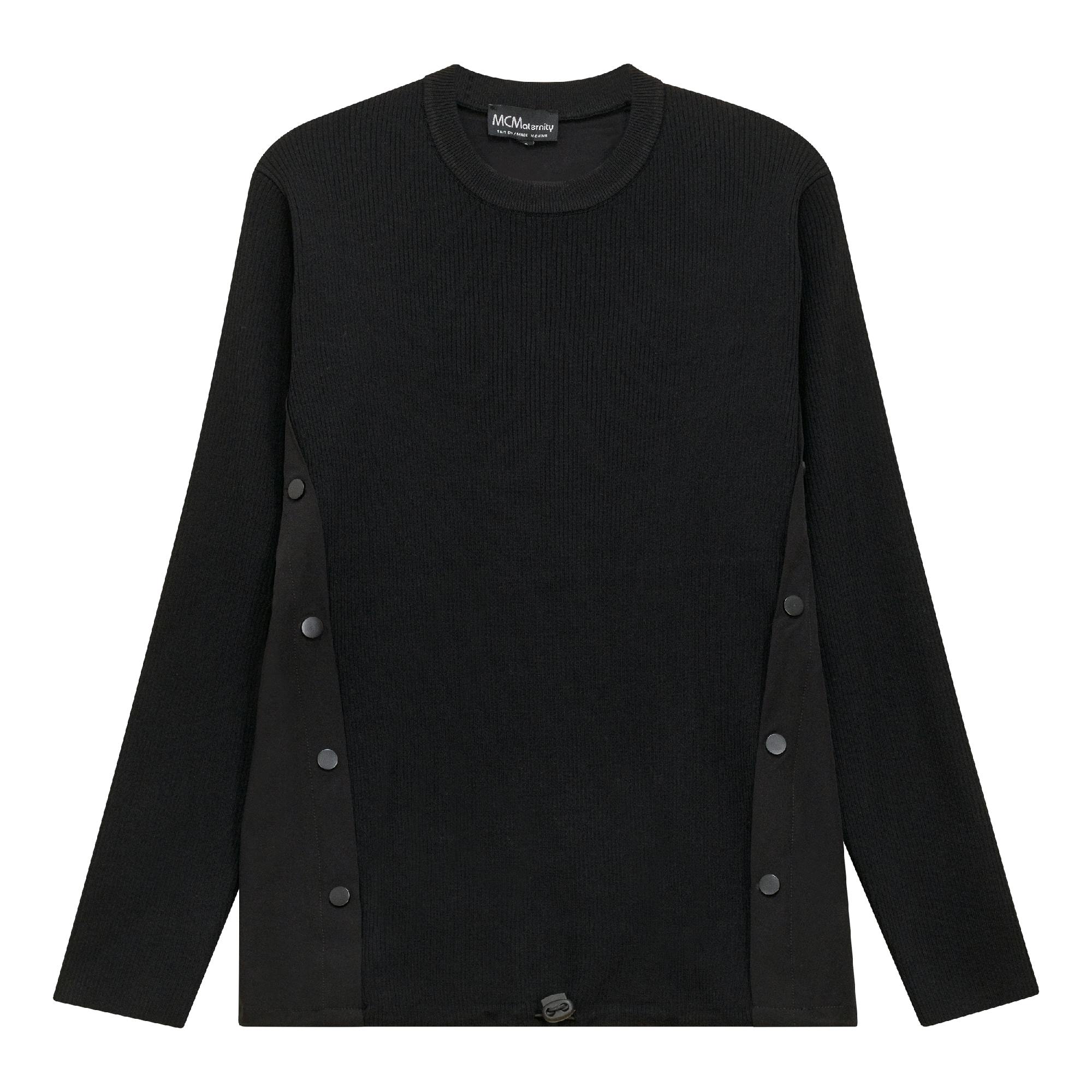 Ribbed Knit Maternity Combo Sweater