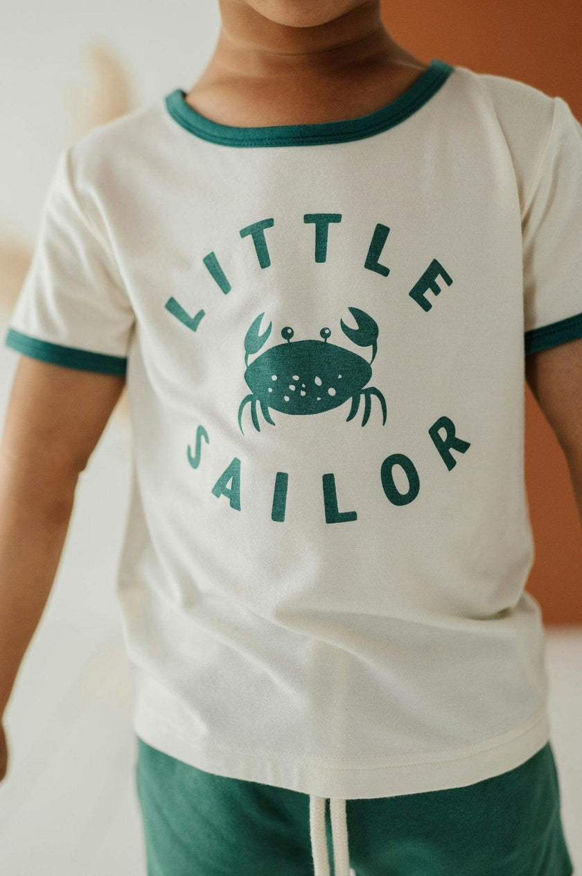 Retro Short Sleeve Tee Little Sailor