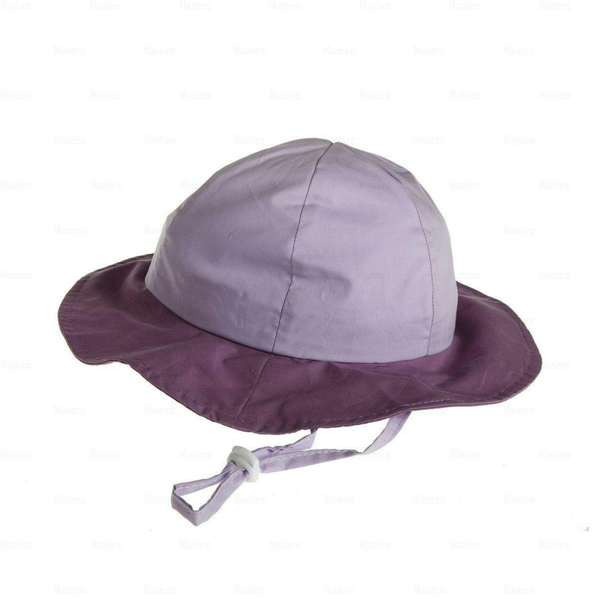 Floppy 2-Shade Drawstring Hat