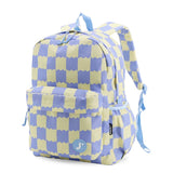 Oz Daypack Backpack with Doodle Large Pencil Case in Wiggle Blue