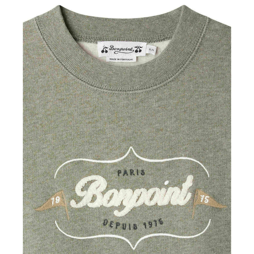 BONPOINT Tonino Swearshirt - Vert De Gris