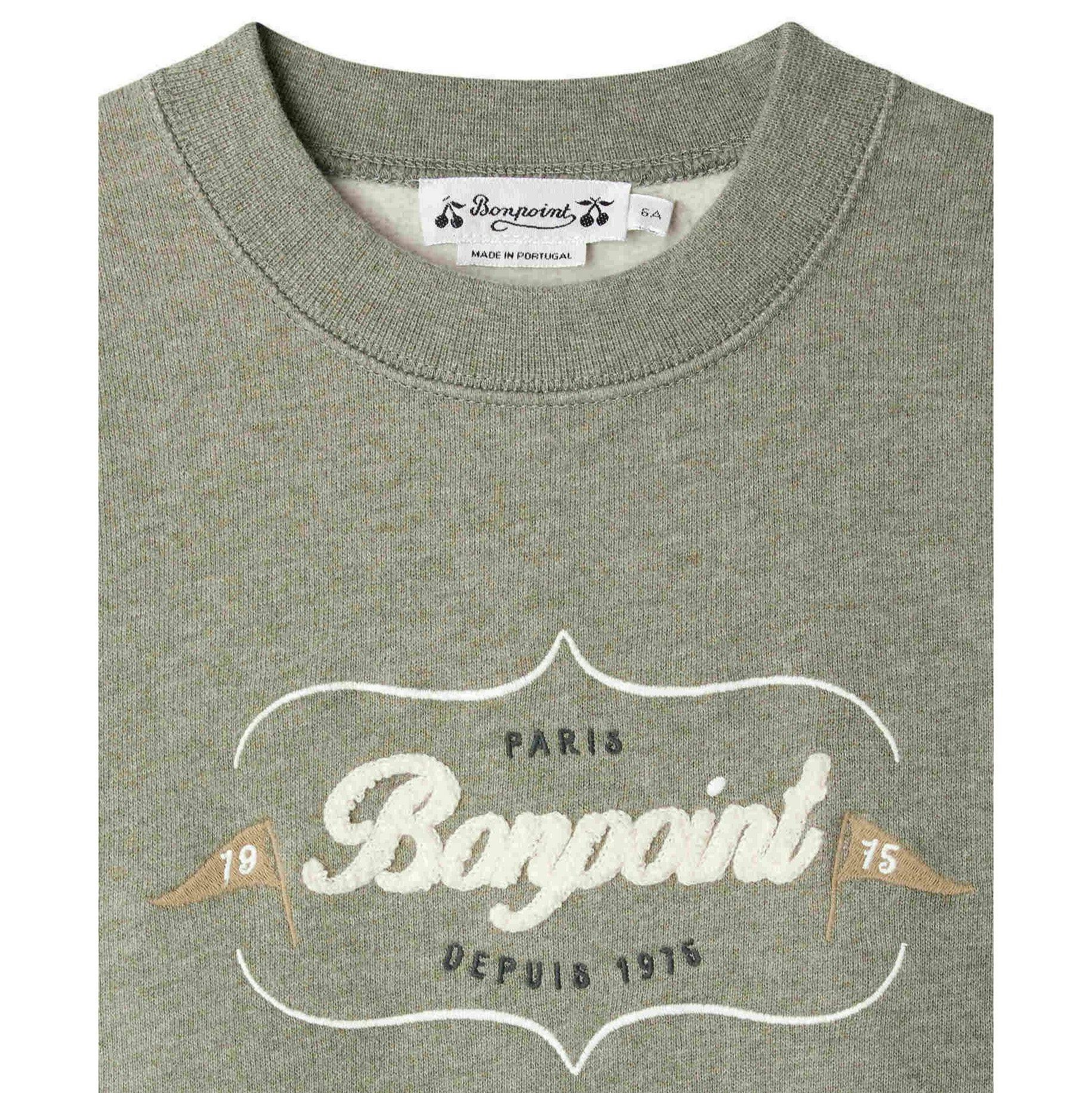 BONPOINT Tonino Swearshirt - Vert De Gris