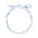 Blue Bows and Flowers - Knot Headband
