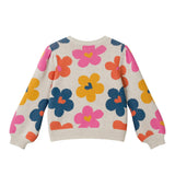 Girls Sweater & Flare Legging Set | Flowers & Hearts