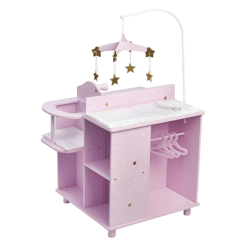 Olivia's Little World Twinkle Stars 4-in-1 Baby Doll Nursery & Changing Station