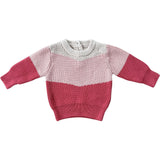 Girl's Colorblock Knit Sweater