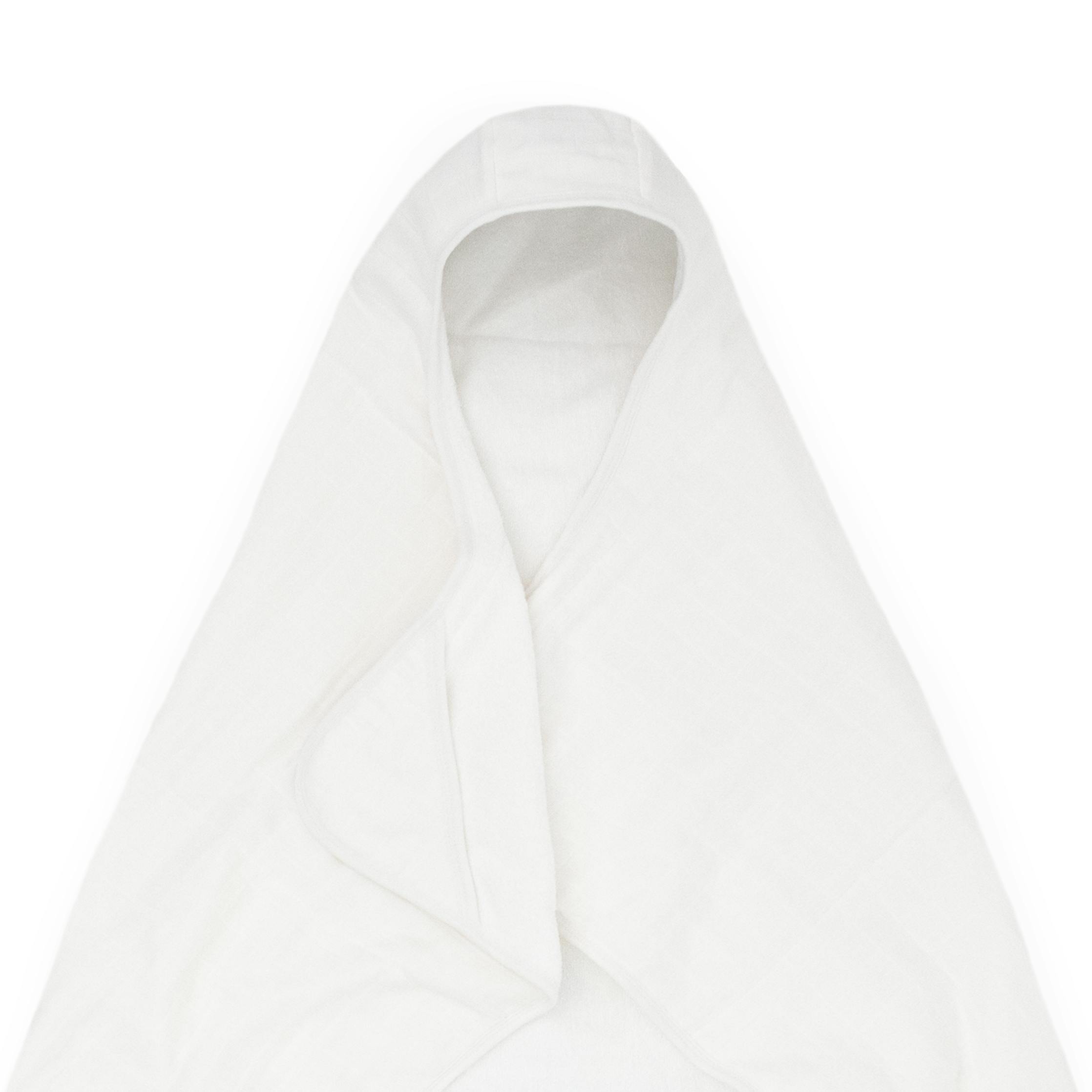 Toddler Hooded Towel - White
