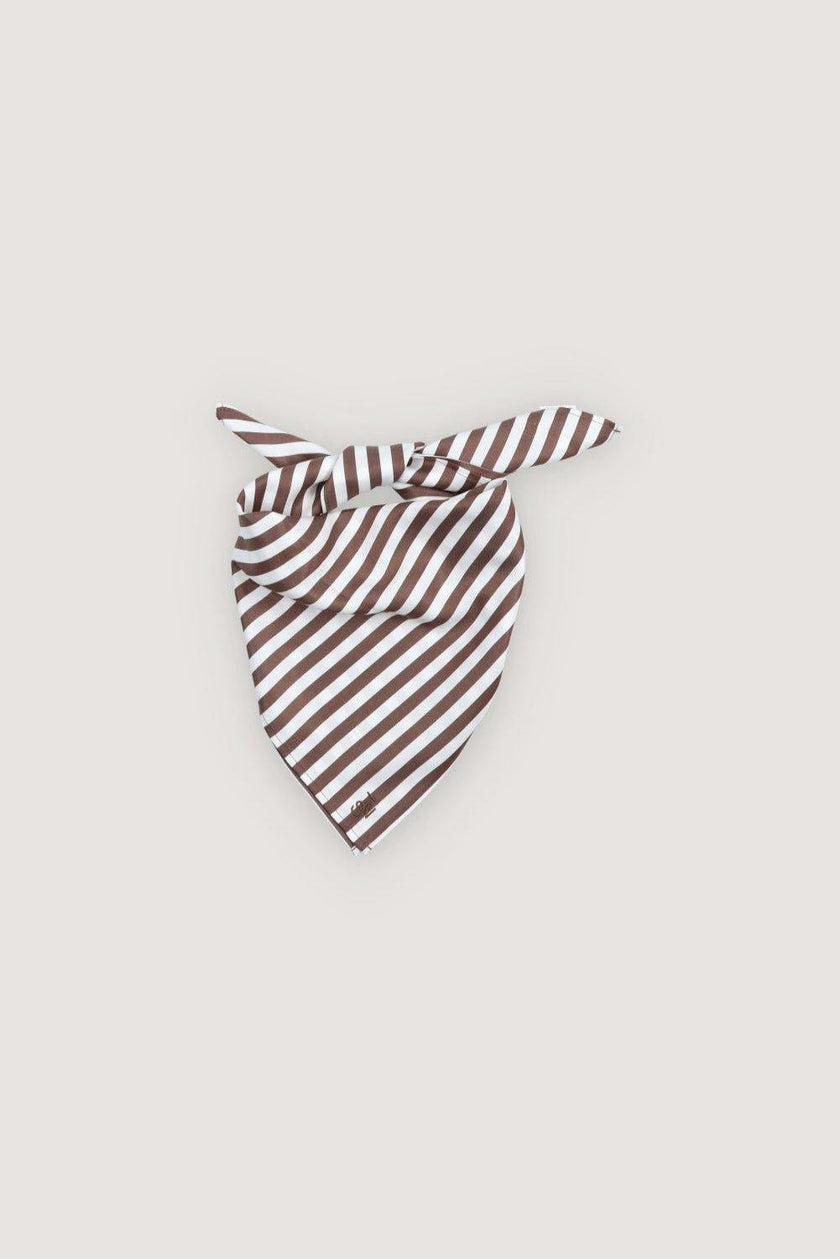Anika Woman Neck Scarf Roast Stripes