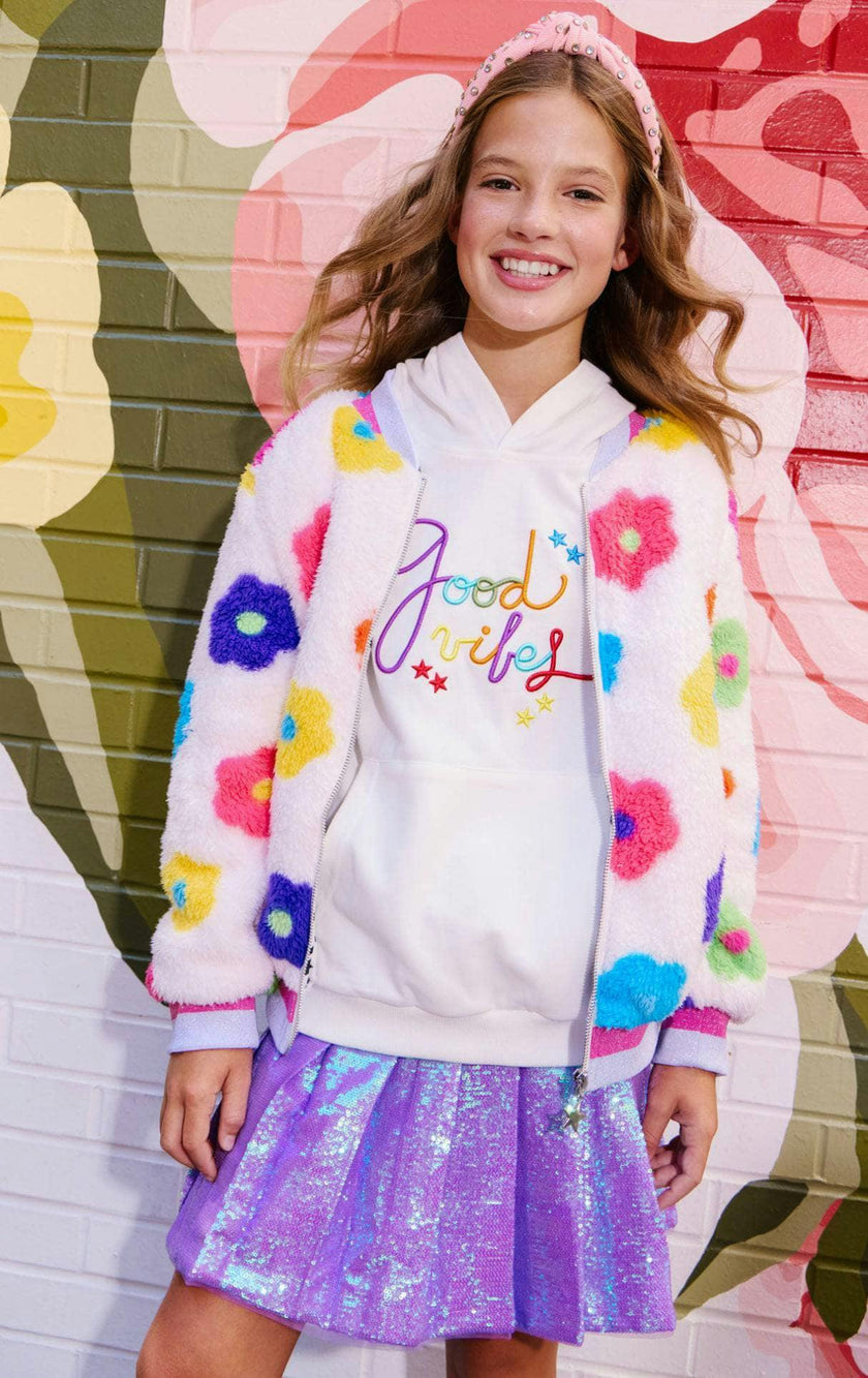Rainbow Daisy Bomber