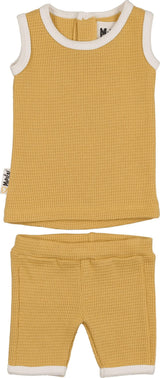 Waffle Knit Tank Set