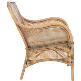Charlie Rattan Accent Chair with Cushion