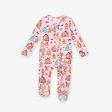 Ginger And Friends Footie Ruffled Zippered One Piece