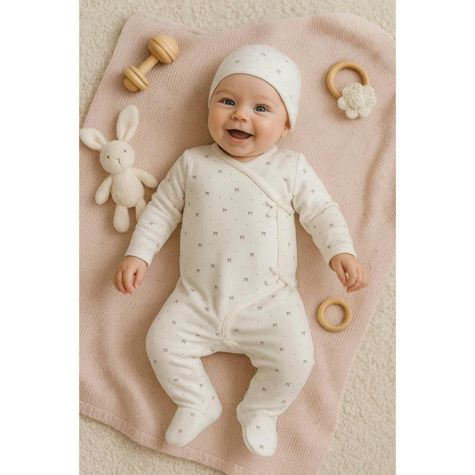Bow Wrap Footie