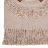 Hand-Woven Fringed Wall Hanging