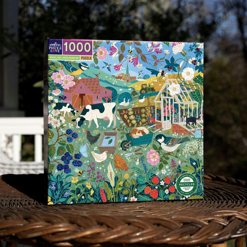 Piece and Love English Hedgerow 1000 Piece Puzzle