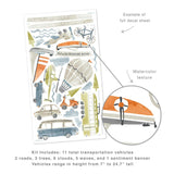 Away We Go Kit • Large • Peel-and-Stick Wall Decals