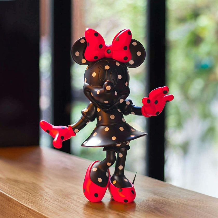Minnie POLKA Black & Red 12in