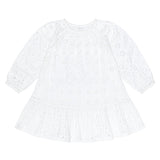 girls white embroidered coverup