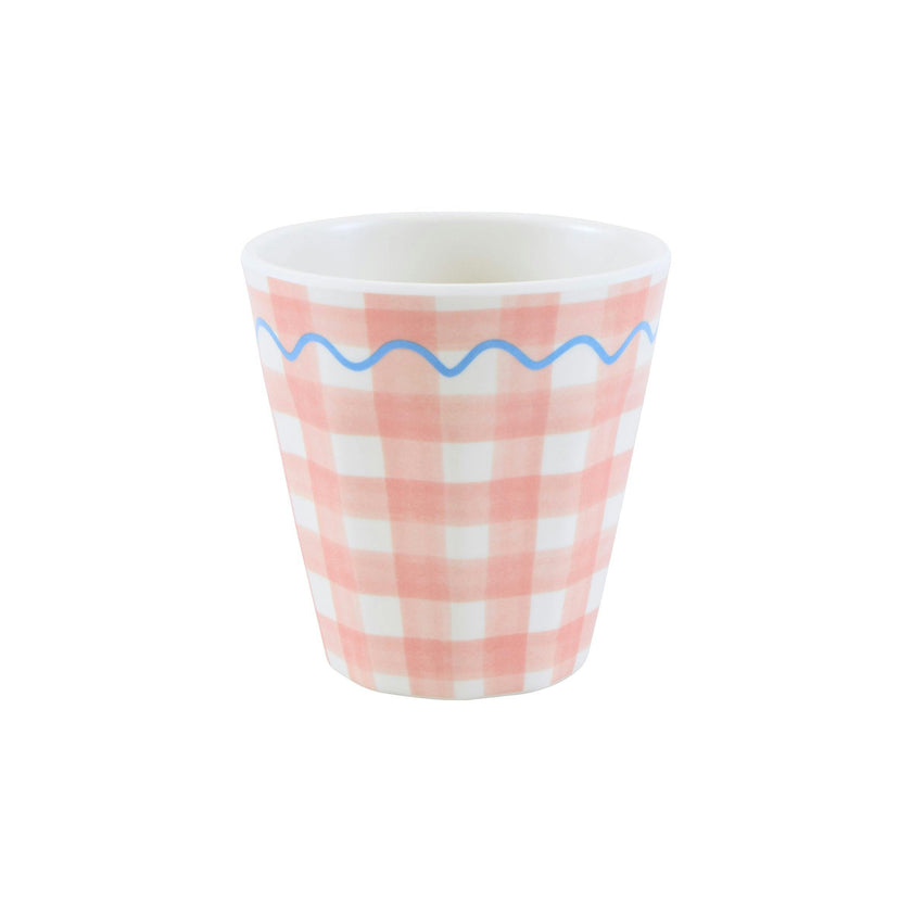 Gingham Reusable Cups