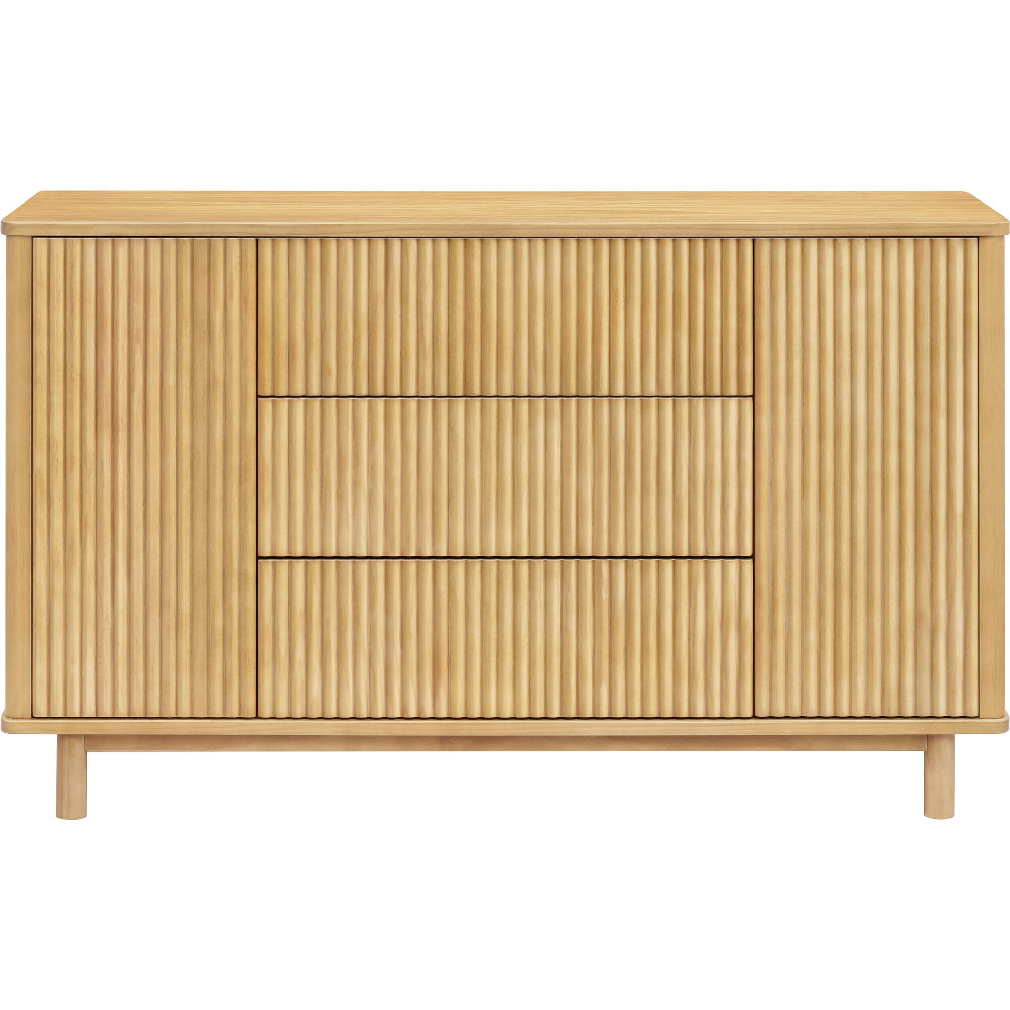 Pogo Tambour Assembled Dresser in Honey