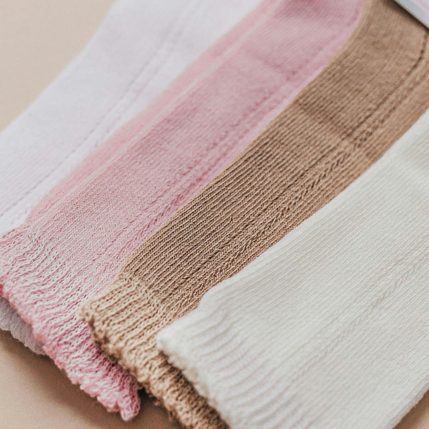 LLB Eyelet Knee High Socks (2 pairs in each order)