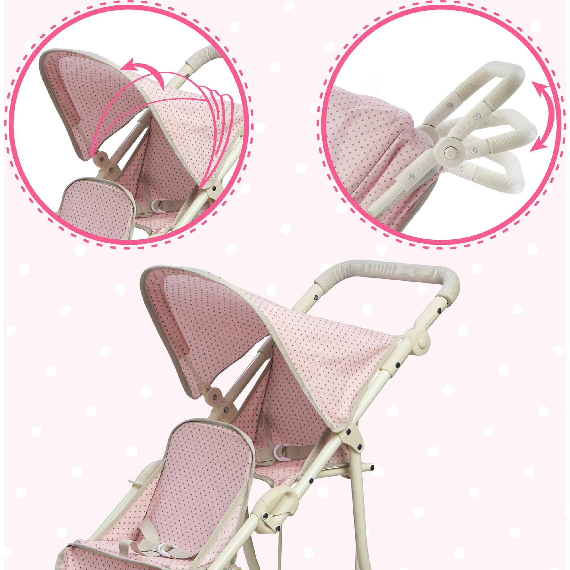 Olivia's Little World Two Doll Jogging-Style Stroller