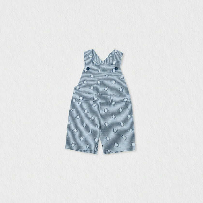 Benjamin Baby Dungaree, Navy Blue Square