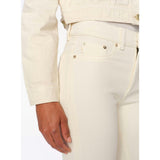 Mara Straight Mid Rise Instasculpt™ Ankle Jeans | Ecru