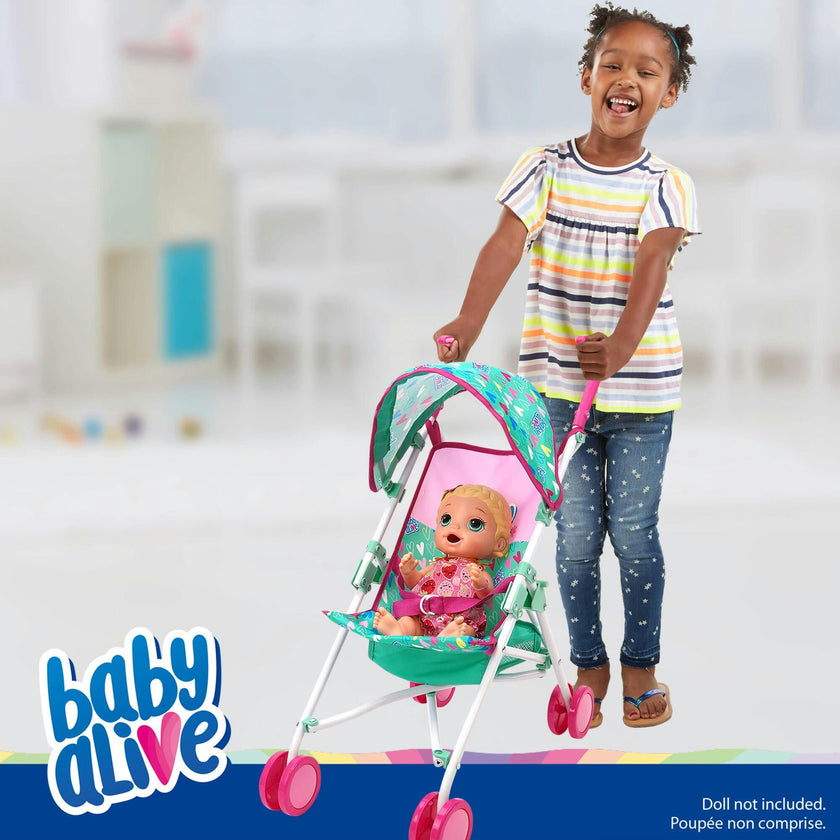 Baby Alive: Doll Umbrella Stroller - Green