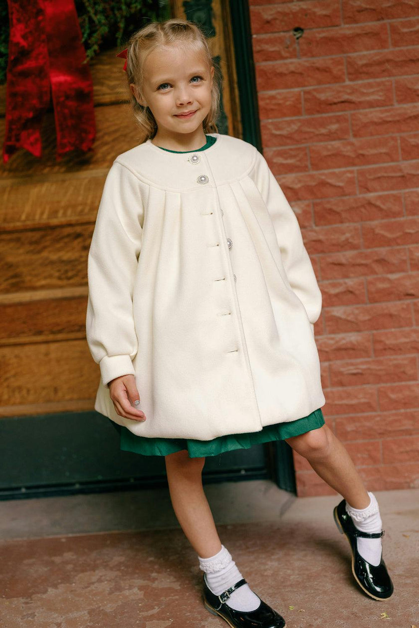 Mini Della Coat in Cream